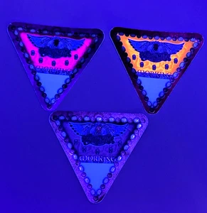 Aerosmith Backstage Pass Trio Working Crew Satin 'Rockin the Joint' UV/Folie Neu aus altem Lagerbestand - Bild 1 von 21