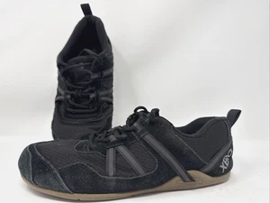 🏃 Xero Schuhe Prio Suede - Herren US 8,5 - Schwarz Minimalistischer Barfußtrainer - Bild 1 von 9