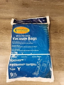 HOOVER WINDKANAL TYP Y VAKUUMBEUTEL MIKROFILTRATION 9 STÜCK NEU VERSIEGELT 23I - Bild 1 von 4
