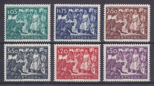 Portugal Sc 683-688 MNH. 1947 Conquest of Lisbon, complete set, fresh, VF - Picture 1 of 1