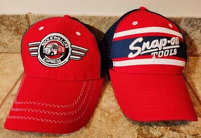 Herramientas a Presión | Lote de 2 gorras de malla de camionero gorras clásicas | Rojo y negro/azul marino 🔥 Foto 1 de 4