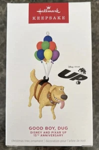 Hallmark 2024 Keepsake Disney/Pixar UP 15th Anniversary Good Boy, Dug Ornament - Picture 1 of 9
