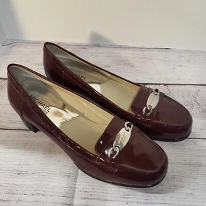 MICHAEL Michael Kors "Lainey" Womens Dress Loafers Merlot Size 8 - Picture 1 of 7
