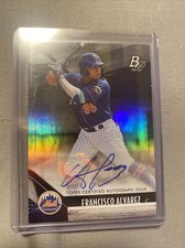 Francisco Alvarez AUTO 2021 Bowman Platinum NY Mets Top Prospect Auto TOP-83 RC