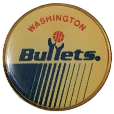 Vintage NBA Washington Bullets Logo Souvenir Pin - Image 1 of 2