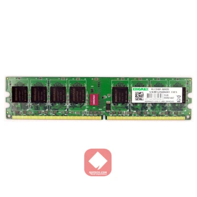Kingmax Ram DDR2 DDR-2 667Mhz 1Gb PC2-5300 KLCD48F-A8KB5 - Immagine 1 di 2