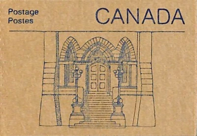 Canada - Booklet BK96a - Blue Tab - 1988 - Image 1 of 2