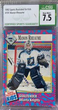 MANON RHEAUME 1993 SI Sports Illustrated for Kids #193 Hockey CSG 7.5 Top Pop1