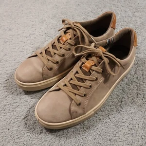 ECCO Shoes Sneakers Mens Size US 10 Walking Comfort Leather Lace Up Gray - Picture 1 of 10