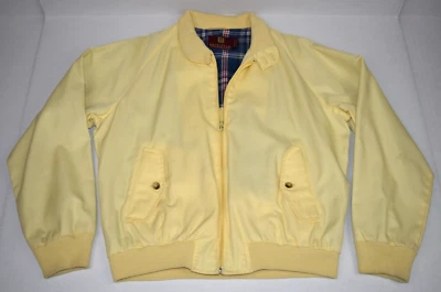 Винтажная куртка Nordstrom Harrington размер M/L 70-е 80-е желтый реглан задний клапан - Изображение 1 из 4