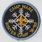 1991-1992 Camp Ware Winter Camp BSA Patch BLUE Bdr. [CA4813]