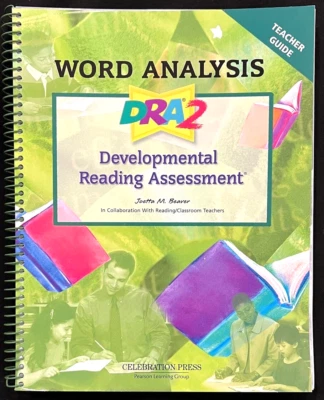 DRA2 - WORD ANALYSIS (Develop. Reading Assessment)  TEACHER' GUIDE ONLY  (2005) - Image 1 of 4