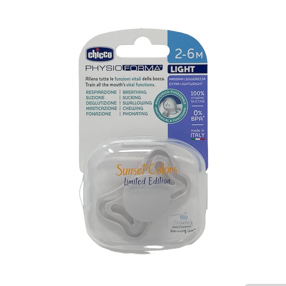 Chicco PhysioForma - Light Sunset Color Succhietto 2-6M Tettarella in Silicone - Immagine 1 di 1