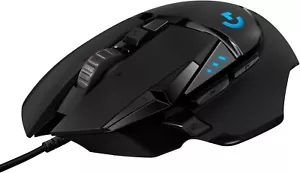 Logitech G502 HERO 25K Sensor RGB Wired Optical Gaming Mouse Black (910-005469)™ - Picture 1 of 17