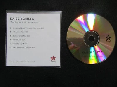 Kaiser Chiefs 6-track PROMO SAMPLER CDEP of ‘Employment’ (2005) NM - Image 1 of 4