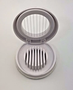 2 x Boiled Egg Fruit Mushroom Tomato Plastic Slicer Kitchen Chopper Salad Cutter - Picture 1 of 8