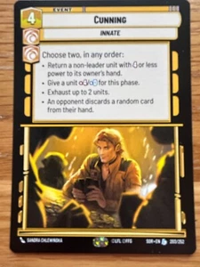 STAR WARS UNLIMITED TCG SPARK OF REBELLION: LEGENDÄRE KARTE: GERISSEN - Bild 1 von 1