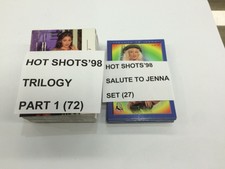 1998 HOT SHOTS TRILOGY PART 1 TRADING CARD BASE SET(72)+ SALUTE TO JENNA SET(27)