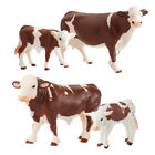 4 figurki krów zabawki gospodarstwo zwierzę wróżka ogród dekoracja dzieci prezenty