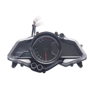 Tachometer Gauge Meter LCD Digital Odometer Motorcycle Speedometer 12v