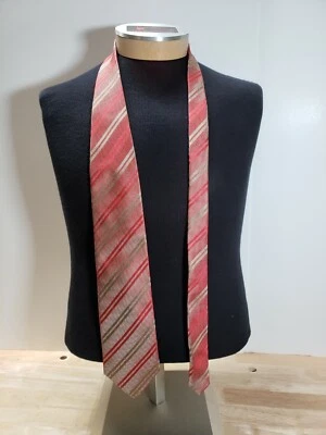 MODA FRATELLI NUEVO SIN ETIQUETAS. Corbata Hombre ROJA Y TOPO 100% Seda HECHA EN ITALIA Foto 1 de 4