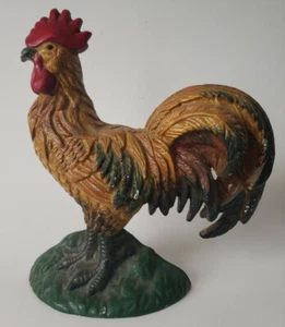 Cast Iron Chicken Hen Rooster Doorstop  - Picture 1 of 3