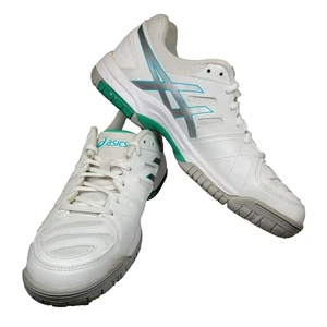 Asics Damen 9,5 Gel Dedicate E557Y Weiß Laufen Tennisschuhe Turnschuhe - Bild 1 von 18