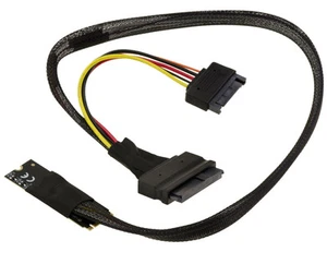 Convertisseur adaptateur U2 U3 68Pin SFF-8639 vers M2 PCIe M Key cordon 50cm - Afbeelding 1 van 4