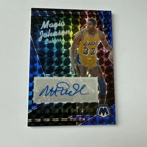 2024-25 Panini Mosaic - Magic Johnson Colorgraphs Auto 32 /35Lakers Jersey Match - Picture 1 of 10