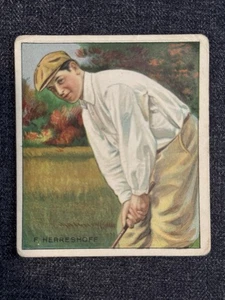 1910 T218 MECCA SERIES OF CHAMPIONS GOLF CARD #72 FRED HERRESHOFF VG - Picture 1 of 2
