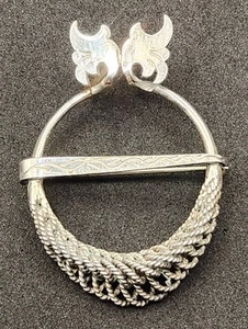 Vintage ASR STERLING SILVER BROOCH / PIN Horseshoe - STUNNING! - Picture 1 of 2