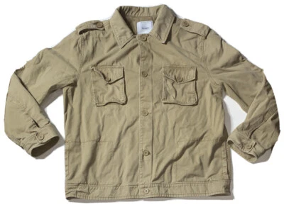 Preowned- Old Navy Collared Button Front Army Jacket Mens (Size L) - Image 1 of 4