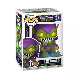 Funko Pop Marvel: 991 Monster Hunters Green Goblin Green Collectible Brand New - Picture 1 of 3