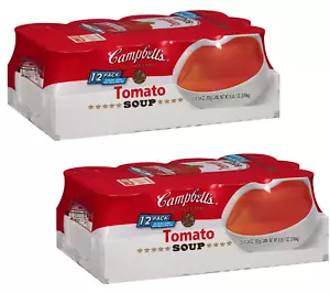 24 Campbell's Condensed Tomato Soup 10.75 oz Cans - Picture 1 of 2