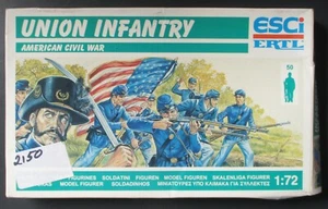 ESCI 1/72nd Scale Union Infantry Figure Set No. P-222 Used!! - Picture 1 of 4