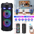 3000W/6000W Portable Bluetooth Speaker Sub Woofer Heavy Bass Sound System + Mic