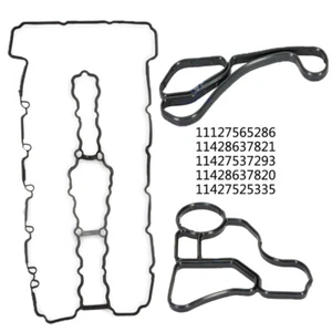 Valve Cover Gasket Set For BMW E60 E61 E71 E88 E89 E90 E92 N54 OE# 11127565286 - Bild 1 von 6