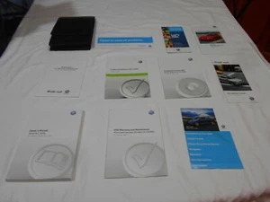 2017 VOLKSWAGEN JETTA GLI , JETTA OWNER MANUAL 11/PC SET & VW FACTORY CASE - Picture 1 of 10