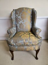 WING BACK CHAIR NEW FABRIC 
