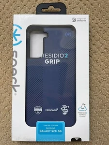 Speck Products Presidio2 Grip Samsung Galaxy S21+ 5G Case - Black/Storm Blue - Picture 1 of 1