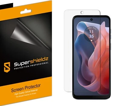 Protector de pantalla transparente 3X Supershieldz para Motorola Moto G Play 2024 Foto 1 de 2