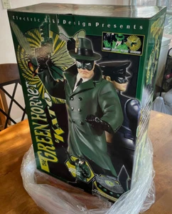 ELECTRIC TIKI-GREEN HORNET & KATO statues set-EXCL-BRIGHT GREEN VERSION #1/100 - Picture 1 of 13