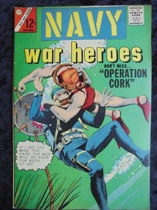 NAVY WAR HEROES #5 1964 CÓMICS CHARLTON ÚLTIMA EDAD DE PLATA CÓMIC - Imagen 1 de 2