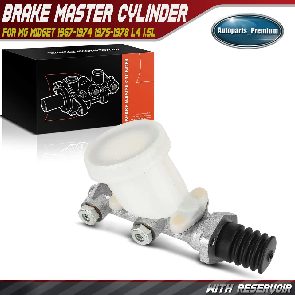 Cilindro maestro de freno con depósito para MG Midget 1967-1974 1975-1978 L4 1,5 L Foto 1 de 4
