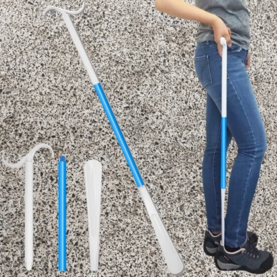 Cuerno de zapato de mango largo de 35,5 pulgadas, tocador, ayuda para removedor de calcetines - Vers Foto 1 de 4