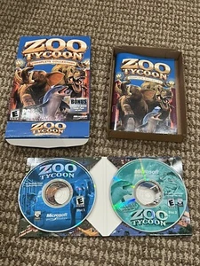 Zoo Tycoon Colección Completa con Marine Mania y Dinosaur Digs PC 2CD 2003 - Imagen 1 de 5
