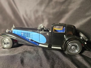 Bauer 1930 Bugatti Royale Coupe de Ville Blue / Black 1:18 Scale Inv. #4886 - Picture 1 of 8