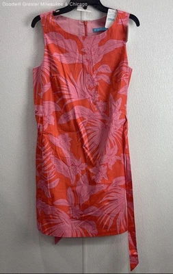 Tori Richard All U Need Jude Saffron Floral Print Women's Dress Size 12 NWT - Image 1 of 3