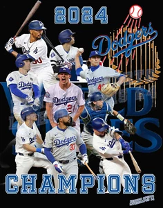 Lithograph print of 2024 World  Series Champions 2024 11 x 14 - Picture 1 of 1