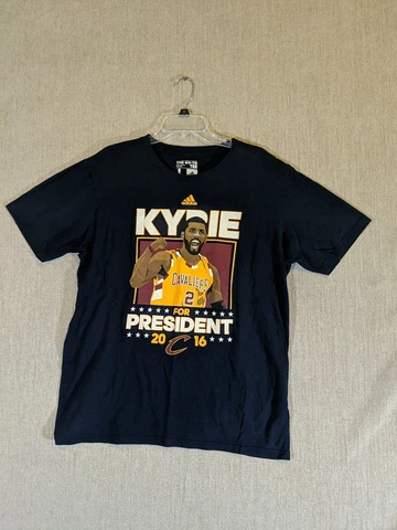 Adidas Go-To Men's Large T Shirt Cleveland Cavaliers Kyrie President 2016 Gift Cover